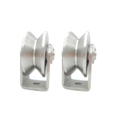Dobra cena. Hotel And Home V Groove Gate Wheels Stainless Steel Bracket Customized w Internecie