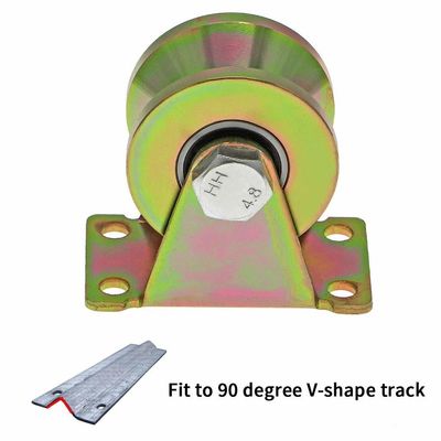Dobra cena. Double Bearing Door Window Rollers High Strength V Groove Wheel For Industrial w Internecie