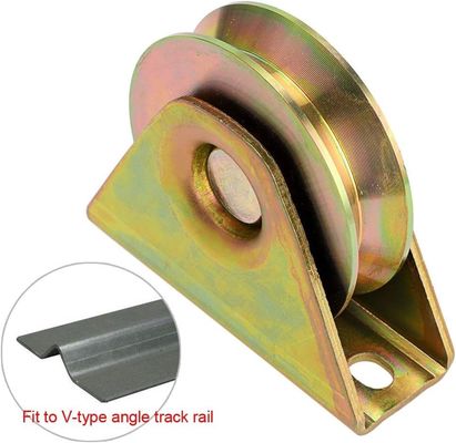 Dobra cena. Swing Sliding Gate Hardware Wheels Sliding Gate Tracks Wheels Hardware Kit Barrier Alumanium Roller Gate w Internecie