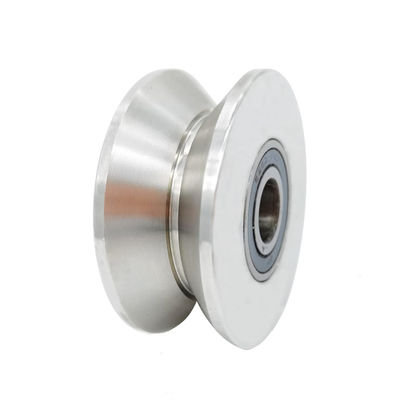 Dobra cena. V-shaped Groove Wheel Stainless Steel Rolling Door Wheel Sliding Door Wheel Heavy Duty Pulley w Internecie