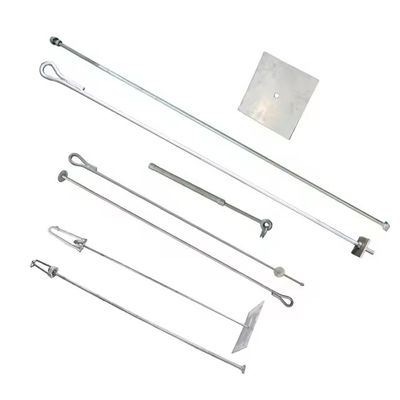 Dobra cena. Oval Eye Ground Thimble Anchor Rod Hot Dip Galvanized Marine Hardware w Internecie