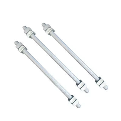 Dobra cena. 5/8*14 Inch Double Head Bolt Hot Dip Galvanized Double End Rods Threaded Fasteners w Internecie