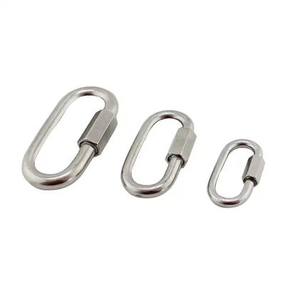 Dobra cena. Rigging Hardware 3.5mm Quick Link Stainless Steel 304 Snap Hook Carabiner C Hook w Internecie
