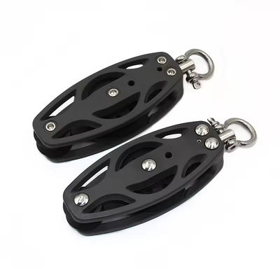 Dobra cena. Boat Accessories Stainless Steel Pulley Block Heavy Duty Single Sheave Nylon Pulley w Internecie