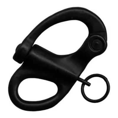 Dobra cena. Quick Release Fixed Shackle Black Marine Hardware With Round Ring w Internecie