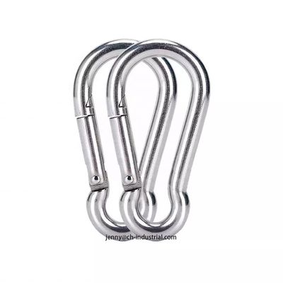 Dobra cena. 400lbs Load Capacity Heavy Industry Stainless Steel Carabiner Clip with Customized Design w Internecie