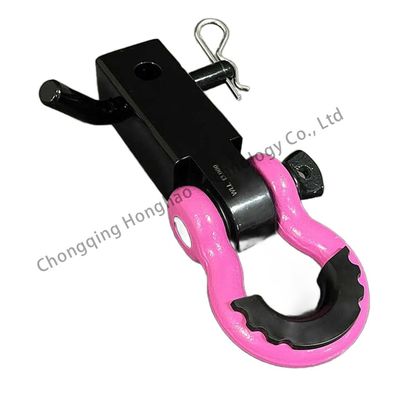 Dobra cena. Heavy Duty Forged Off Road Bow Shackle 3/4 Inch Pink Yellow Black Custom Galvanized Metric 0.5T-85T w Internecie