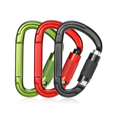 Dobra cena. 25kN Aluminiowy Stop D-form Snap Hook Carabiner do profesjonalnego wspinaczki w Internecie