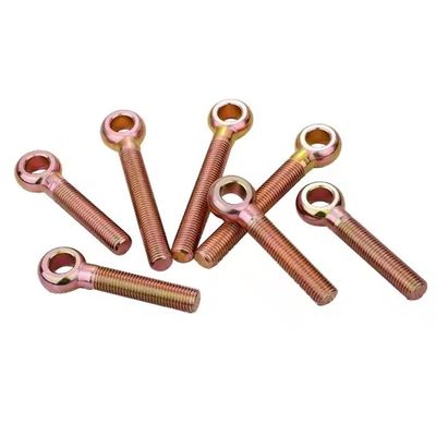 Dobra cena. Żółta ocynkowana stalowa galwanizowana węglowa DIN444 Bolt do oczu do zastosowań ciężkich w Internecie