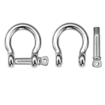 Dobra cena. Precision Casting Technology AISI Stainless Steel 304/316 Bow Shackle for Marine Rigging w Internecie