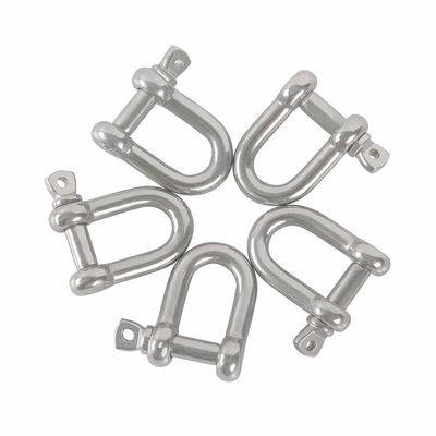 Dobra cena. 304 Stainless Steel D Ring Shackle Lock D Links Clip Hook for Heavy Duty Construction w Internecie