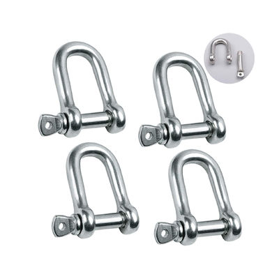 Dobra cena. Polished Screw Pin Forged Stainless Steel 304/316 Marine Anchor Lifting D Shackle Other w Internecie