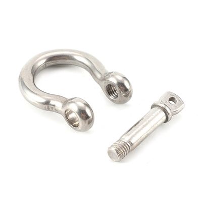 Dobra cena. Polished Stainless Steel Bow Shaped Shackle For Industrial Rigging Applications w Internecie