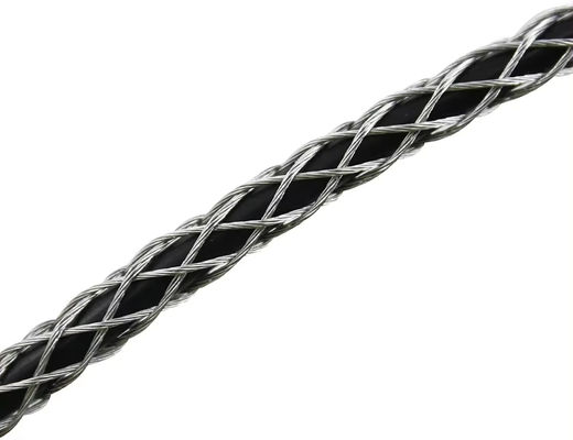 Dobra cena. 304 Stainless Steel Wire Mesh Cable Socks Wire Mesh Cable Grip w Internecie