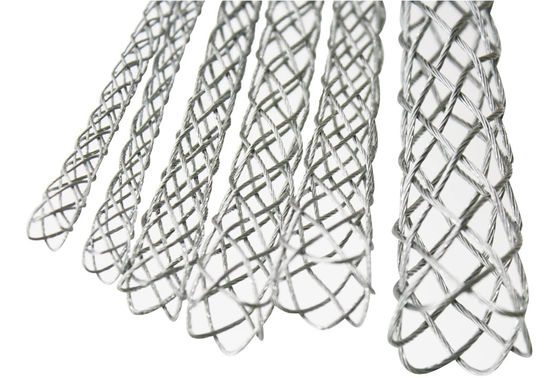 Dobra cena. Cable Pulling Grip With 5mm Nut Flexible Eye Mesh Rope Cable Sock Kit Galvanizing Steel Antislip Pipe Cable Wire Pulling Grips Lassos 6 Set 4-25mm w Internecie