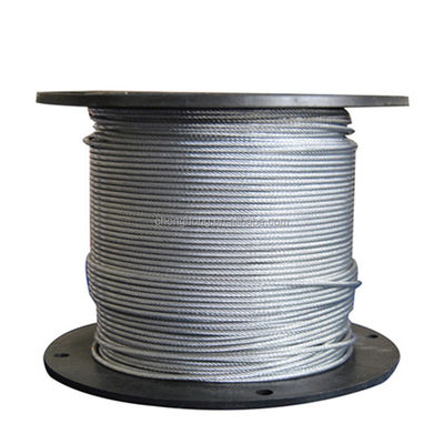 Dobra cena. Hot-Dipped Galvanized Aircraft Cable MIL-DTL-83420 2000N/MM2 7x19 Steel Wire Rope 3/32'' reels with 2.000 m/each and Made w Internecie