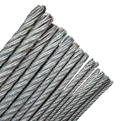 Dobra cena. Galvanized Steel Wire Rope for Drawing and Lifting Special Cold Heading Steel Steel Grade 7*7 6*7 FC w Internecie
