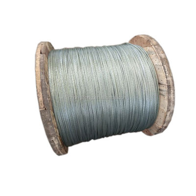 Dobra cena. 0.8mm-4.9mm Construction IEC 888 Zinc-Coated Steel Wire Strand Conductors w Internecie