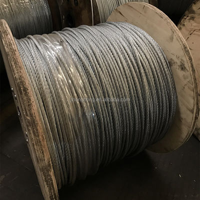 Dobra cena. 3mm 4mm 5mm 6mm Stalowa lina stalowa 6x19 FC Ocynkowana lina stalowa do podnoszenia Tolerancja ±1% Certyfikat ISO9001/ISO14001 w Internecie