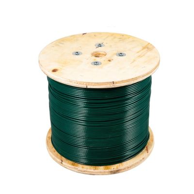 Dobra cena. Galvanized PVC PU Coated Steel Cable Plastic Coated Wire Rope with GB Standard Diameter 2mm-38mm 7*19 w Internecie
