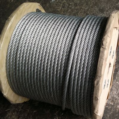 Dobra cena. 6x12 7FC Wire Rope Rope Wire Carbon Steel High Strength 6mm Galvanized Steel Cable Ropes Standard AiSi w Internecie
