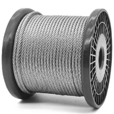 Dobra cena. Lina stalowa 6x19 IWRC ze stali nierdzewnej, drut stalowy, T/S 1570 MPa, 1000 metrów na szpuli ze sklejki, preformowana w Internecie