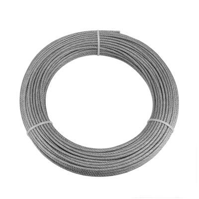 Dobra cena. 7X19 304 Stainless Steel Wire Rope for Building Materials Steel Grade Other 1/4
