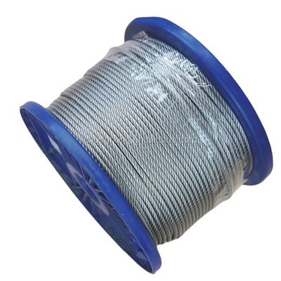 Dobra cena. 45 /60 /70 High Carbon Steel Galvanized Aircraft Wire Rope 1/8