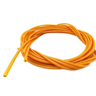 Dobra cena. 12mm 1x19 Transparent PVC Coated Stainless Steel Wire Rope AISI 201/304/316 Cable Tolerance ±0.02 for Clothesline and Easy w Internecie