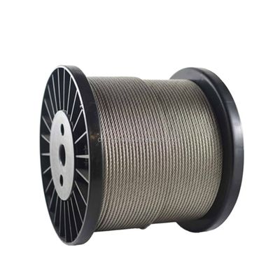 Dobra cena. Niezamalowane lub zmalowane stalowe liny kablowe 6x19 z długością rdzenia stalowego 1000m/roll lub według Twojej prośby w Internecie