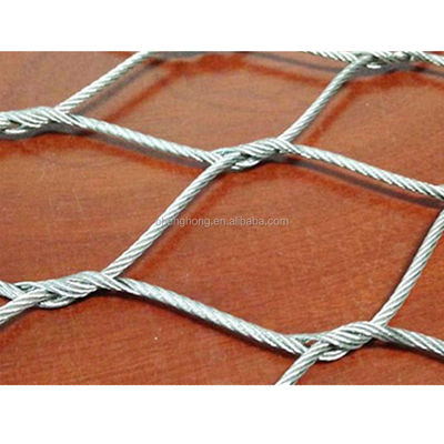Dobra cena. Woven Technique Stainless Steel Wire Rope Netting for Aviary Enclosure and Zoo Animal Cages w Internecie