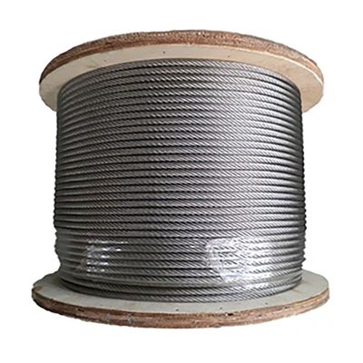 Dobra cena. 15mm Steel Wire Rope 8x26 Left Hand Ordinary Lay 2160N/mm2 Galvanized Compacted S min.196 2 kN for Lifting Tolerance Other w Internecie