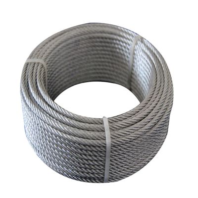 Dobra cena. Grade High Carbon Steel 6*19 Wire Rope 3mm-16mm for Gym Equipment Cable Winch Hot Dip Galvanized/Electric Galvanized w Internecie