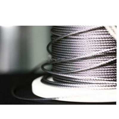 Dobra cena. 8mm 6X24 7FC T/S 1570Mpa Preformed Wire Rope z stali nierdzewnej do oczyszczania wody i ścieków 1000mtrs w foliowej rolce w Internecie