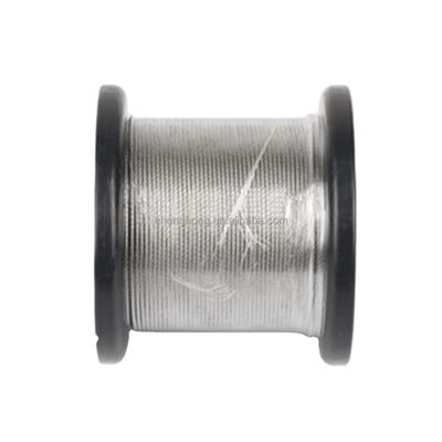 Dobra cena. Stalowa lina 6X36 SW IWRC ze stali nierdzewnej 7x37 316 ze stali nierdzewnej o doskonałym stosunku wytrzymałości do wagi w Internecie