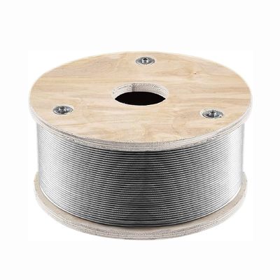 Dobra cena. Konfigurowalna lina stalowa T316 1/8'' 500ft 1x19 rdzeń splotu 2100 lbs wytrzymałość na zerwanie do balustrad i tarasów w Internecie