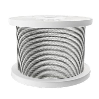 Dobra cena. 1000m/roll Długość 6x37 FC Kabel niestopowy Łącznik stalowy ogólnego przeznaczenia GB i EN 12385-4 Standardowa linia drutu ze stali nierdzewnej w Internecie