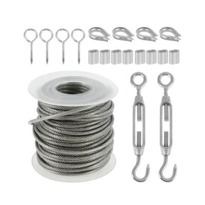 Dobra cena. Usługa przetwarzania innej liny stalowej o wysokiej wytrzymałości, ocynkowanej / nieocynkowanej do maszyny dźwigowej 8X19s FC 9X19s FC w Internecie