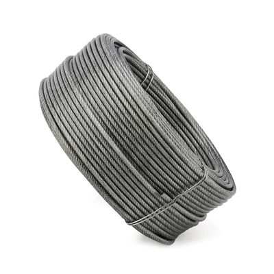 Dobra cena. Galwanizowany kabel lotniczy 7X19 Wysokiej wytrzymałości kabel stalowy z 304 stali nierdzewnej OEM akceptacja w Internecie