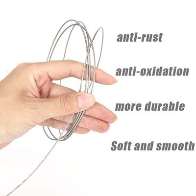 Dobra cena. Stalowa lina nierdzewna 3/32 cala, ocynkowana stalowa linka stalowa do samolotów, konstrukcja 7x7 w Internecie
