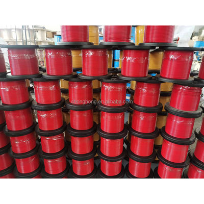 Dobra cena. Ocynkowana lina stalowa powlekana PVC 7x7 / 7x19 Kable lotnicze powlekane winylem 1/8