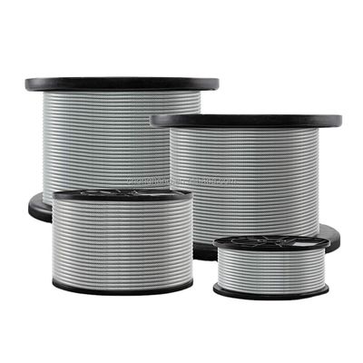 Dobra cena. Służba specjalnej obróbki Inne stali o zimnej pozycji 6*7 FC PVC pokryte włókna stalowe do kabli lotniczych w Internecie