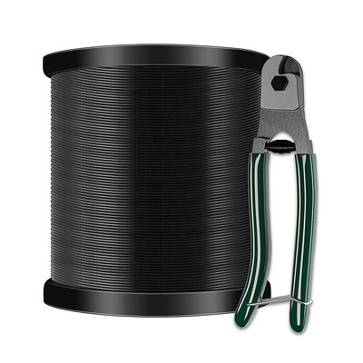 Dobra cena. 7x7 Strands Construction 304 Złożona ze stali nierdzewnej Czarny winyl pokryty liną drutową i stalowym kablem do szybowania pokładowego DIY w Internecie