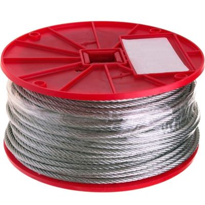 Dobra cena. 7x19 Mil-Sepc-DTL-83420 Ocynkowana linka stalowa do samolotów, stalowa lina stalowa, druty 1/4