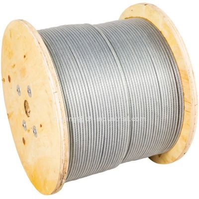 Dobra cena. Z galwanizowanego drutu stalowego linia 3,97 mm MIL-DTL-83420 7x19 5/32