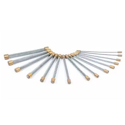 Dobra cena. 6X7 FC 7X7 Ocynkowana stalowa linka stalowa z wysokowęglowej stali, standard ASTM i wytrzymała do zastosowań linowych w Internecie