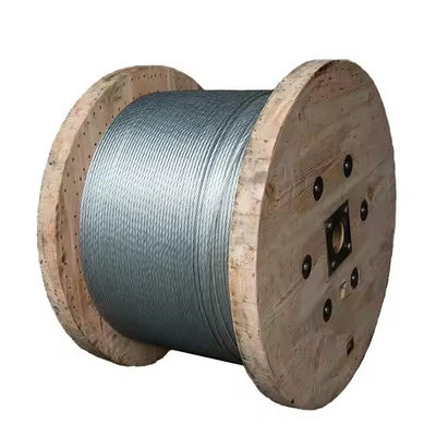 Dobra cena. Wszechstronne zastosowania Stal węglowa stopień 3/3.35mm BS183 Gorąco ocynkowany galwanizowany Guy Ground Cable Steel Stay Wire Coil w Internecie