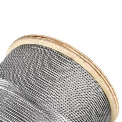 Dobra cena. DIN Standard 6x25fi 6x29fi 6mm-50mm Galwanizowana linia stalowa do żurawia wykonana ze stali węglowej w Internecie