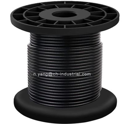 Dobra cena. Czarny winylowy pokryty drutem kabel PVC pokryty drutem stalowym galwanizowany sznurek kablowy druty ze stali nierdzewnej w Internecie