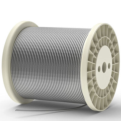 Dobra cena. Stalowa linka lotnicza ze stali nierdzewnej T316 7x7, stalowe liny do systemu balustrad pokładowych 7*7, średnica liny stalowej 1/8